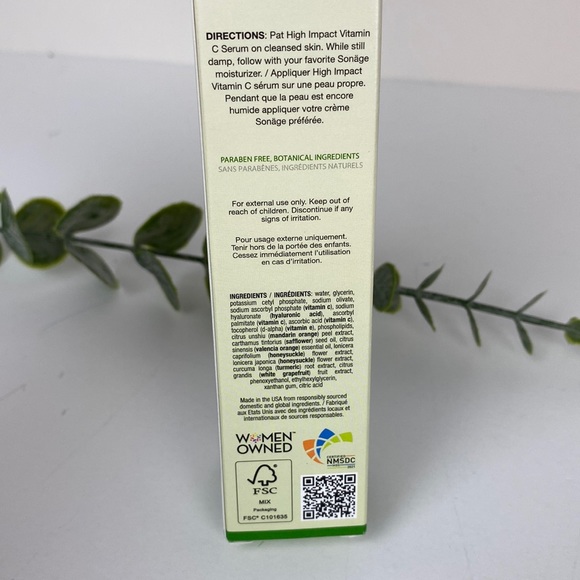 Sonage high impact vitamin C serum NEW! 30 ml./ - Picture 4 of 15